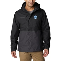 Men's Columbia  Black Utah Hockey Club Hikebound Omni-Tech Full-Zip Jacket