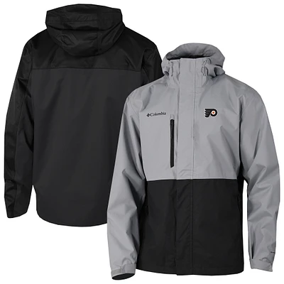 Men's Columbia  Black Philadelphia Flyers Hikebound Omni-Tech Full-Zip Jacket