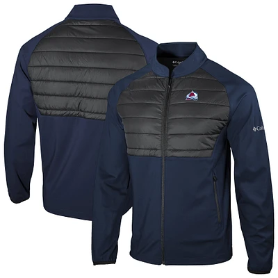 Men's Columbia  Navy Colorado Avalanche The Element Full-Zip Omni-Wick Jacket