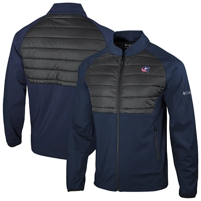 Men's Columbia  Navy Columbus Blue Jackets The Element Full-Zip Omni-Wick Jacket