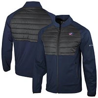 Men's Columbia  Navy Columbus Blue Jackets The Element Full-Zip Omni-Wick Jacket