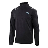Men's Columbia Utah Mammoth Oakland Downs Omni-Wick Quarter-Zip Top