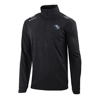Men's Columbia Utah Mammoth Oakland Downs Omni-Wick Quarter-Zip Top