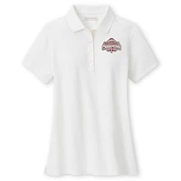 Women's Peter Millar White Ohio State Buckeyes College Football Playoff 2024 National Champions Betty V-Neck