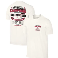 Men's  Natural Ohio State Buckeyes College Football Playoff 2024 National Champions Tour T-Shirt