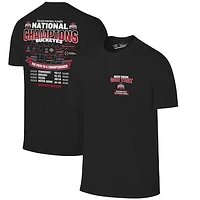 Men's  Black Ohio State Buckeyes College Football Playoff 2024 National Champions Tour T-Shirt