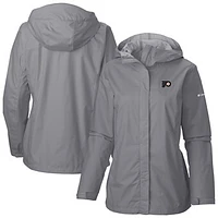 Women's Columbia Philadelphia Flyers Arcadia Omni-Tech Full-Zip Hooded Rain Jacket