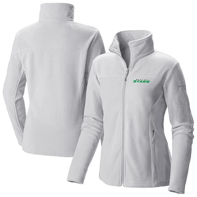 Women's Columbia  White Dallas Stars Give & Go II Fleece Full-Zip Jacket