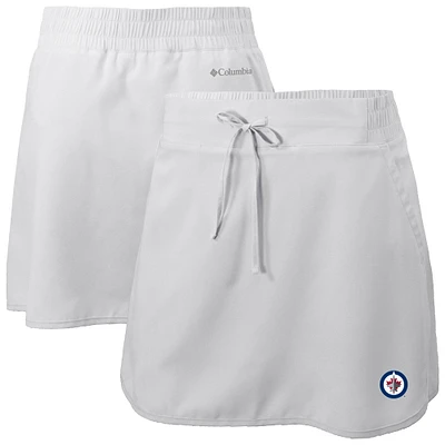 Women's Columbia  White Winnipeg Jets Lakewood Pines Omni-Wick Skort