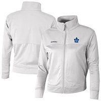 Women's Columbia  White Toronto Maple Leafs Omni-Wick Cropped River Fleece Full-Zip Jacket