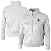 Women's Columbia  White Toronto Maple Leafs Omni-Wick Cropped River Fleece Full-Zip Jacket