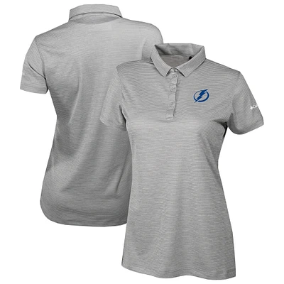 Women's Columbia  Gray Tampa Bay Lightning Omni-Wick Set II Polo