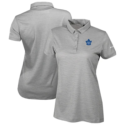 Women's Columbia  Gray Toronto Maple Leafs Omni-Wick Set II Polo