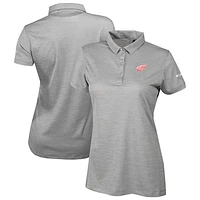 Women's Columbia  Gray Detroit Red Wings Omni-Wick Set II Polo