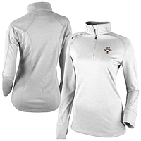 Women's Columbia  White Florida Panthers Shotgun Omni-Wick 2.0 Raglan Quarter-Zip Top