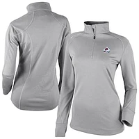 Women's Columbia Colorado Avalanche Shotgun Omni-Wick 2.0 Raglan Quarter-Zip Top