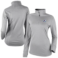 Women's Columbia Colorado Avalanche Shotgun Omni-Wick 2.0 Raglan Quarter-Zip Top