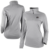 Women's Columbia Philadelphia Flyers Shotgun Omni-Wick 2.0 Raglan Quarter-Zip Top