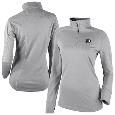 Women's Columbia Philadelphia Flyers Shotgun Omni-Wick 2.0 Raglan Quarter-Zip Top
