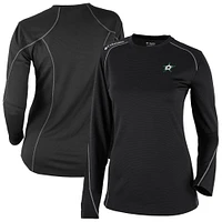 Women's Columbia  Black Dallas Stars Shotgun Omni-Wick Raglan Long Sleeve T-Shirt