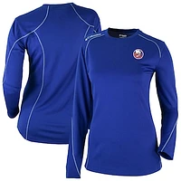 Women's Columbia  Royal New York Islanders Shotgun Omni-Wick Raglan Long Sleeve T-Shirt