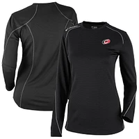 Women's Columbia Carolina Hurricanes Shotgun Omni-Wick Raglan Long Sleeve T-Shirt