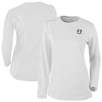Women's Columbia  White Anaheim Ducks Shotgun Omni-Wick Raglan Long Sleeve T-Shirt