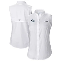 Women's Columbia Utah Hockey Club Tamiami Omni-Shade Sleeveless Button-Up Shirt