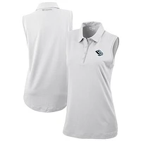 Women's Columbia  White Utah Hockey Club Tend the Ball Omni-Wick Tank Top