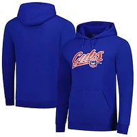 Men's Levelwear  Royal Chicago Cubs Podium Fleece Pullover Hoodie