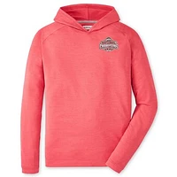 Men's Peter Millar Scarlet Ohio State Buckeyes College Football Playoff 2024 National Champions Pine Performance Pullover Hoodie