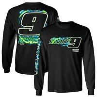 Men's Hendrick Motorsports Team Collection  Black Chase Elliott Name & Number Long Sleeve T-Shirt