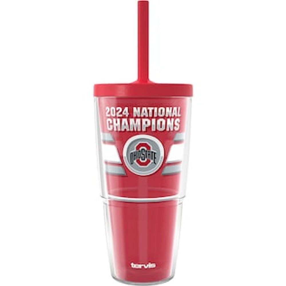 Tervis Scarlet Ohio State Buckeyes College Football Playoff 2024 National Champions 24oz. Classic Tumbler