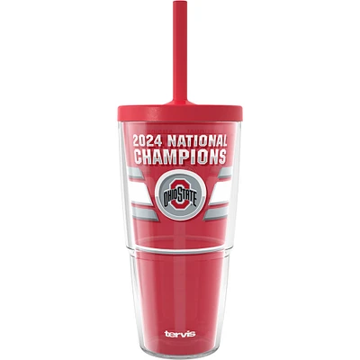 Tervis Scarlet Ohio State Buckeyes College Football Playoff 2024 National Champions 24oz. Classic Tumbler