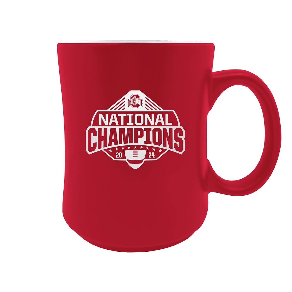 Great American Products Scarlet Ohio State Buckeyes College Football Playoff 2024 National Champions 19oz. Starter Mug