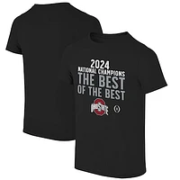 Youth Black Ohio State Buckeyes College Football Playoff 2024 National Champions Best Of The T-Shirt