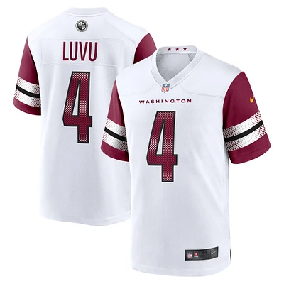 Men's Nike Frankie Luvu  White Washington Commanders Game Jersey