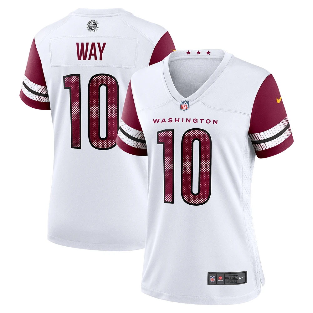 Women's Nike Tress Way  White Washington Commanders Game Jersey