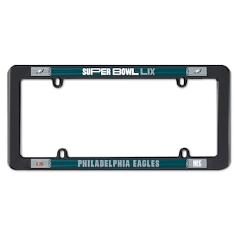 WinCraft Philadelphia Eagles 2024 NFC Champions Thin Rim Plastic License Plate Frame