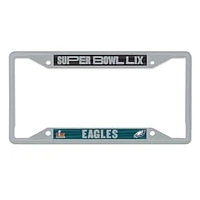 WinCraft Philadelphia Eagles Super Bowl LIX Laser Cut Metal License Plate Frame