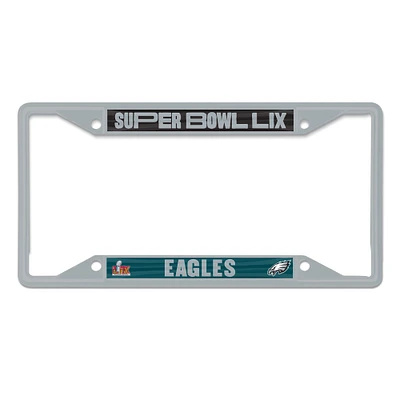 WinCraft Philadelphia Eagles Super Bowl LIX Laser Cut Metal License Plate Frame