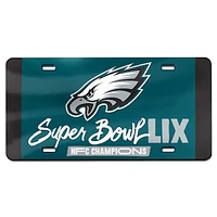 WinCraft Philadelphia Eagles 2024 NFC Champions Laser Cut Acrylic License Plate