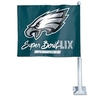 WinCraft Philadelphia Eagles 2024 NFC Champions 11.75" x 14" Double-Sided Car Flag