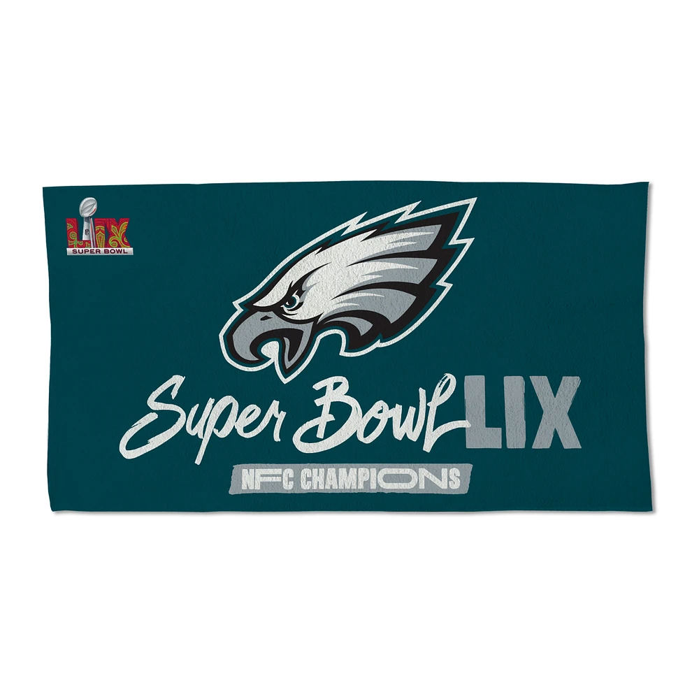 WinCraft Philadelphia Eagles 2024 NFC Champions Locker Room 22" x 42" Double-Sided Celebration Towel