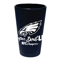 WinCraft Philadelphia Eagles 2024 NFC Champions 16oz. Silicone Pint Glass