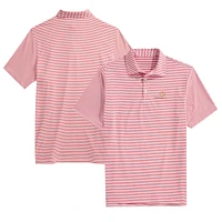 Men's Vineyard Vines Heather Red Kentucky Derby 151 Winstead Striped Polo