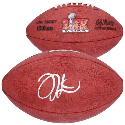 Jalen Hurts Philadelphia Eagles Autographed Super Bowl LIX Wilson Duke Football