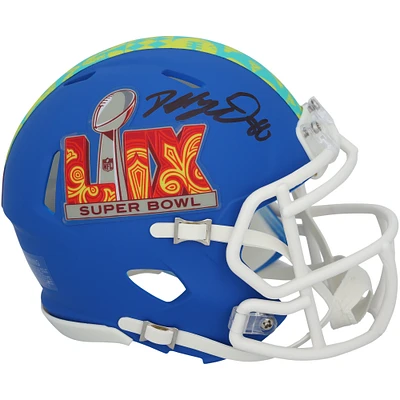 Dallas Goedert Philadelphia Eagles Autographed Super Bowl LIX Riddell Speed Mini Helmet