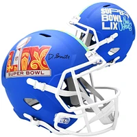 DeVonta Smith Philadelphia Eagles Autographed Super Bowl LIX Riddell Speed Replica Helmet