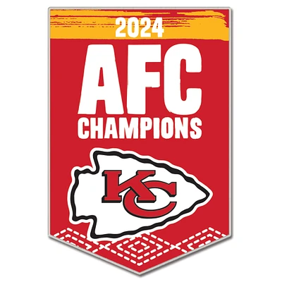 WinCraft Kansas City Chiefs 2024 AFC Champions Collector's Pin